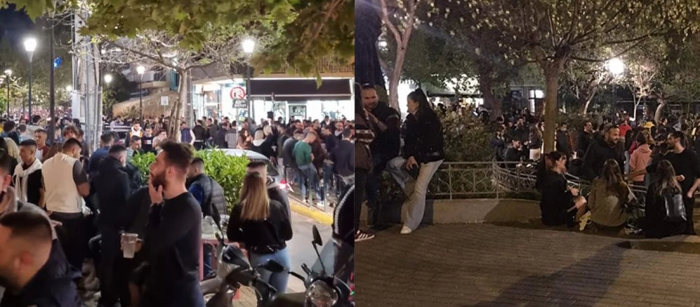 Η νεολαία στις πλατείες και η αστυνομία παραδέχεται: «Δουλειά μας είναι η εγκληματικότητα όχι τα πρόστιμα για μάσκες»